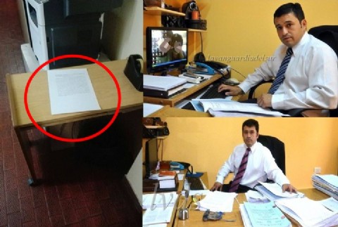 El juez Contreras de Caleta Olivia hace el papel de "jefe editor" de portal de noticias