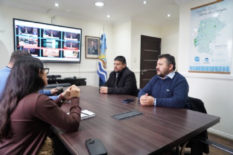 El gobierno de Santa Cruz y Caleta Olivia avanzan en una agenda conjunta de obras, financiamiento y desarrollo local