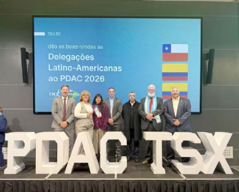 Santa Cruz participó de la apertura de la Bolsa de Toronto y fortaleció su agenda minera en Canadá