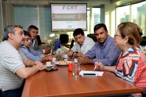 Camaño recibió en el Congreso a representantes sindicales de los trabajadores de Río Turbio
