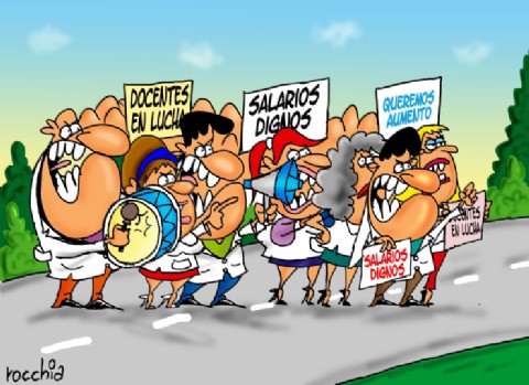 Vidal sanciona a docentes con multa millonaria mientras la crisis educativa se profundiza