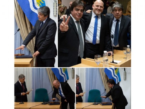 Elorrieta, Garrido y Farías juraron como diputados representando a SER Santa Cruz