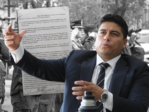 VIDEO | Los policías se cansaron de que el gobernador Claudio Vidal los negree y exigen salarios dignos