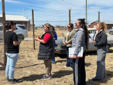 Desarrollo Social realiza relevamientos territoriales en barrios sin gas de red