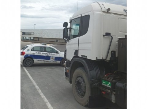 Un camión robado en la provincia fue hallado en Chubut