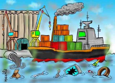 Alerta en Puerto Santa Cruz por un edificio abandonado con riesgo de derrumbe