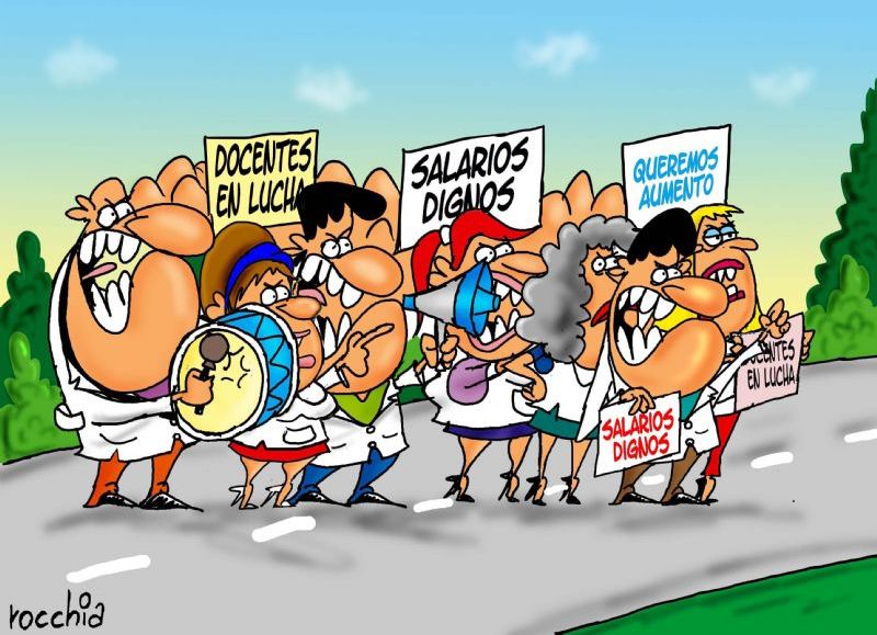 Docentes desafían a Claudio Vidal con más paros y reclamos salariales