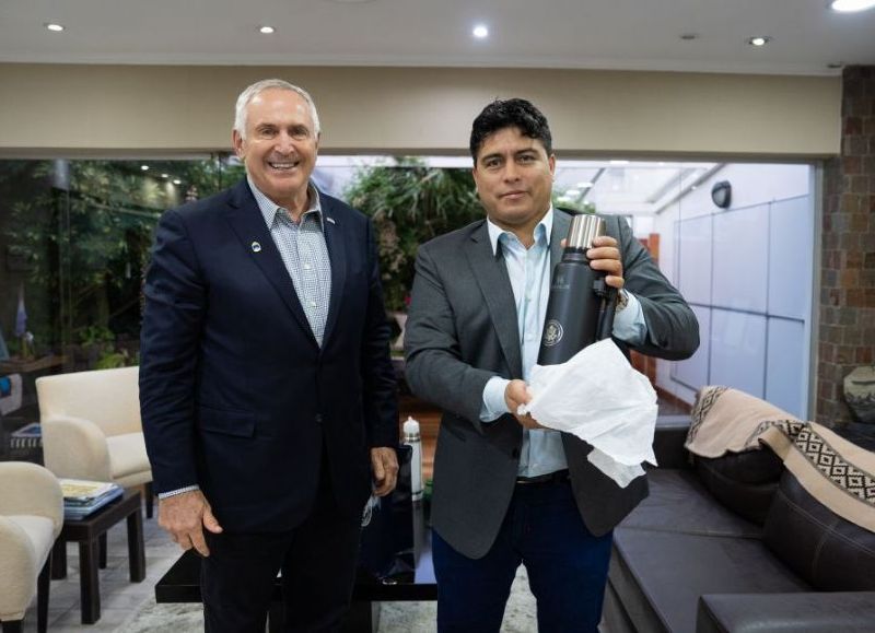 Vidal con Stanley: regalos y "una charla profunda" de más de 3 horas