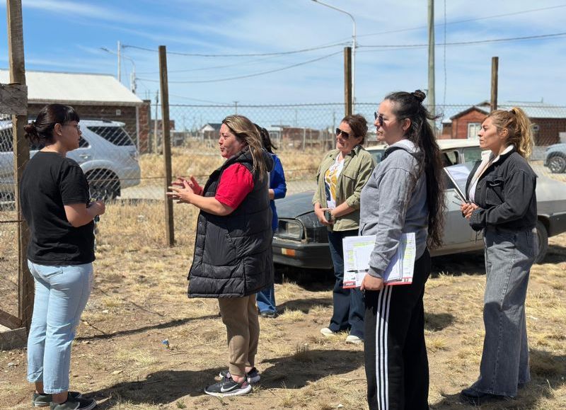 Desarrollo Social realiza relevamientos territoriales en barrios sin gas de red